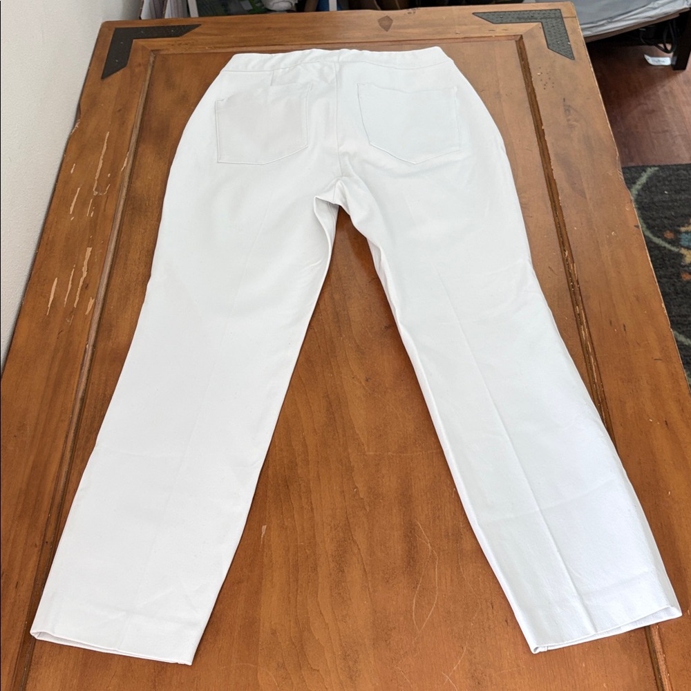 SPANX NWT White Chinos Size Medium - Picture 10 of 13